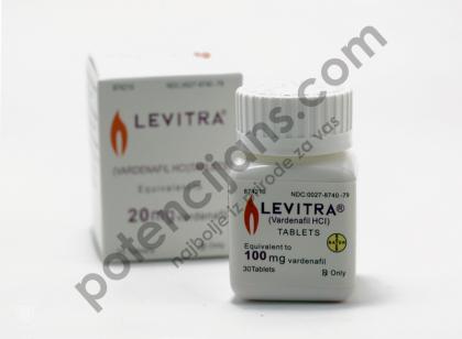 Levitra 20mg u bočici Levitra 20mg u bočici